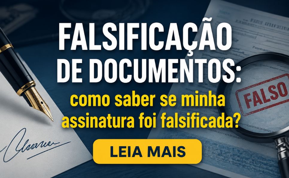 Imagem do artigo Falsificação de Documentos Como Saber se Minha Assinatura Foi Falsificada