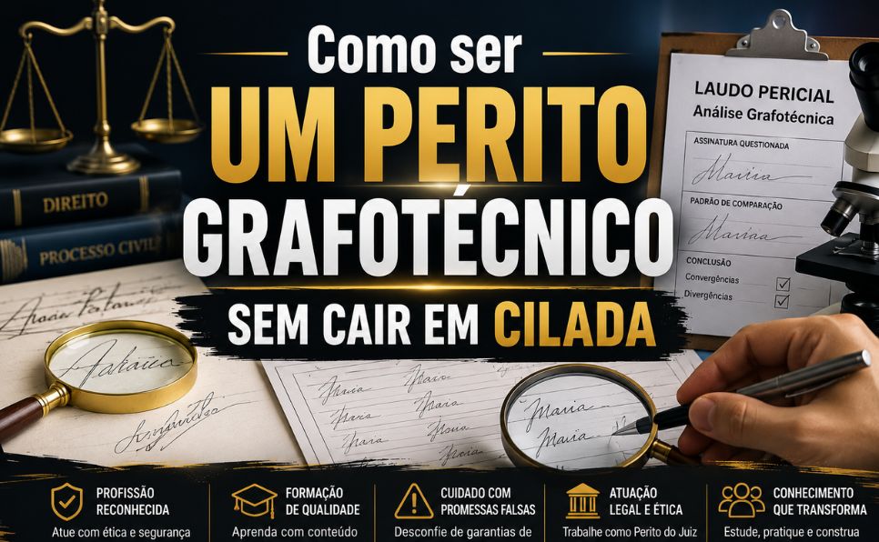 Imagem do artigo Perícia Grafotécnica é Golpe Entenda o Que é Verdade e o Que Pode Ser Propaganda Enganosa